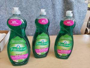 lot 2681 image: (3) Palmolive ORIGINAL Dish Washing Liquid Almond Milk 750mL