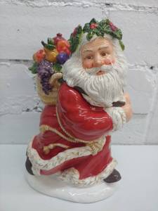 lot 2305 image: Santa with Sack of Fruit Cookie Jar