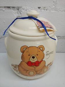 lot 2323 image: Im Stuffed Teddy Cookie Jar