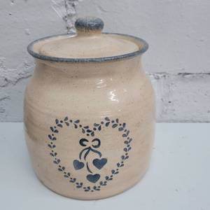 lot 2358 image: Blue Hearts Cookie Jar