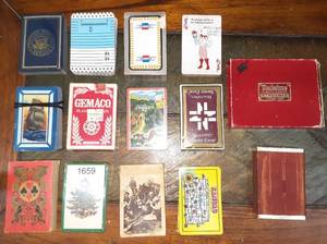 lot 1659 image: Vintage Playing Cards