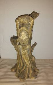 lot 1701 image: Angel in Tree Trunk