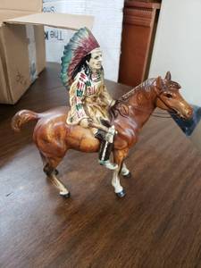 lot 2118 image: Native American on Horseback