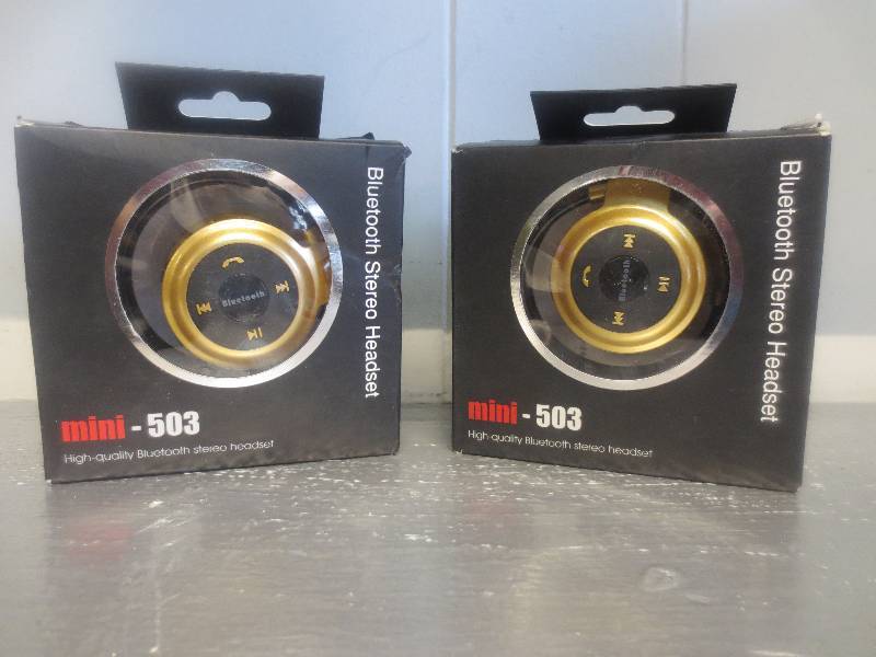 lot 63 image: LOT OF 2 BLUETOOTH STEREO HEADSETS