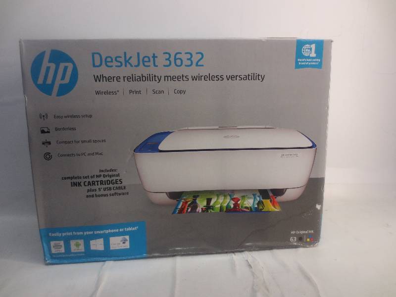 lot 70 image: DESKJET 3632 WIRELESS PRINTER - PRINT SCAN COPY