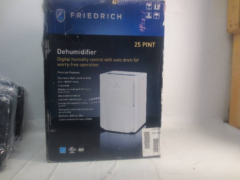 lot 75 image: FRIEDRICH  DEHUMIDIFER 25 PINT