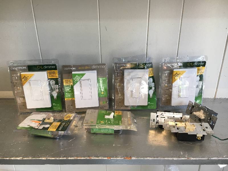 lot 111 image: LOT OF LUTRON DIMMERS
