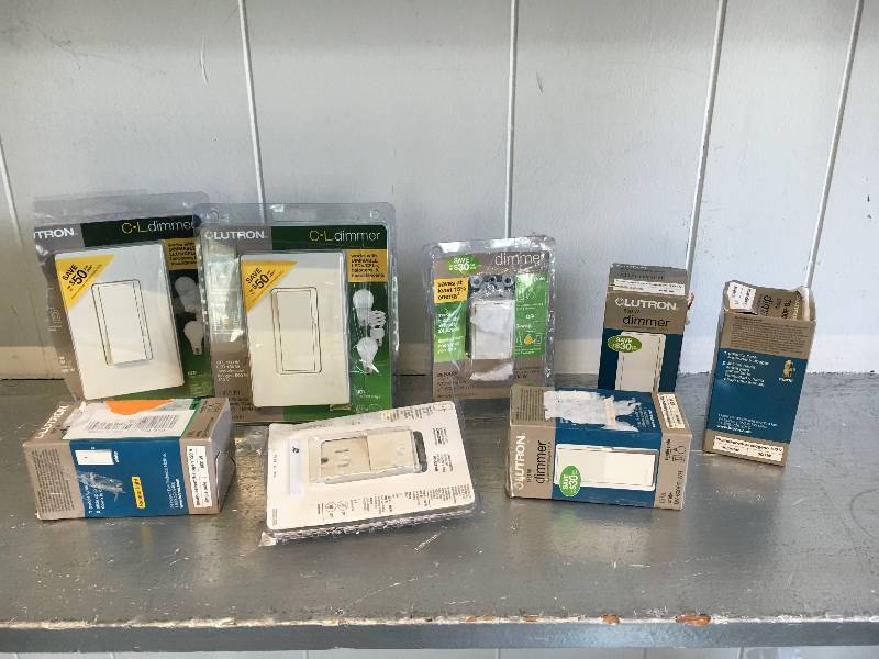 lot 112 image: LOT OF LUTRON DIMMERS