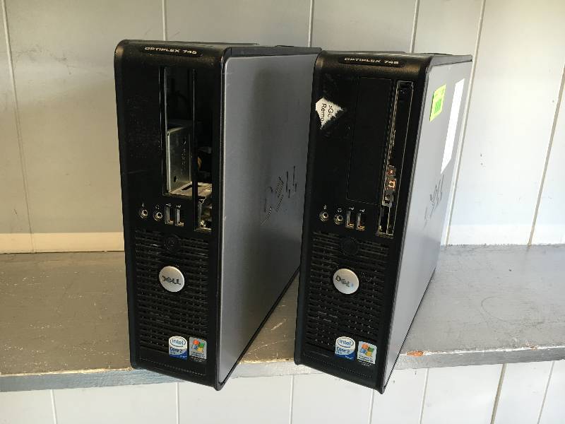 lot 114 image: LOT OF 2 DELL OPTIPLEX 745 UNKNOWN CONIDTION