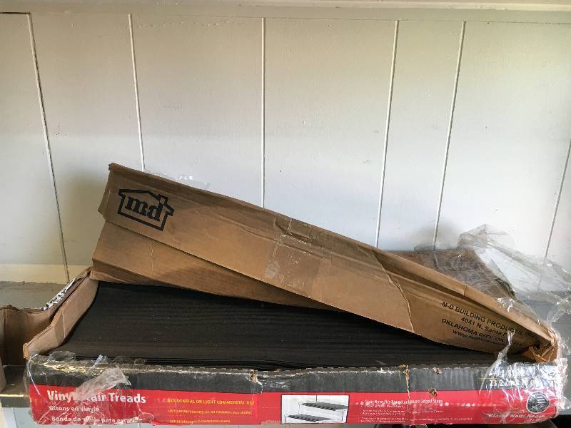 lot 127 image: VINYL STAIR TREADS NEW IN THE BOX