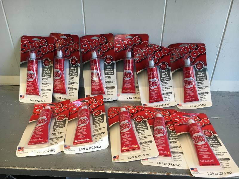 lot 142 image: CASE OF 11 SHOE GOO REPAIR