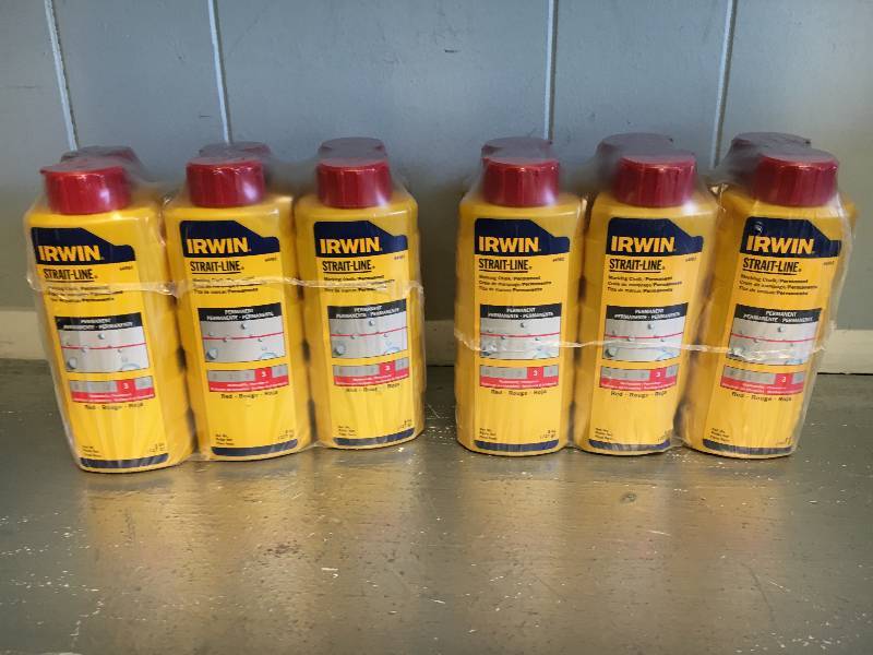 lot 162 image: CASE OF 12 IRWIN STRAIT LINE CHALK LINE