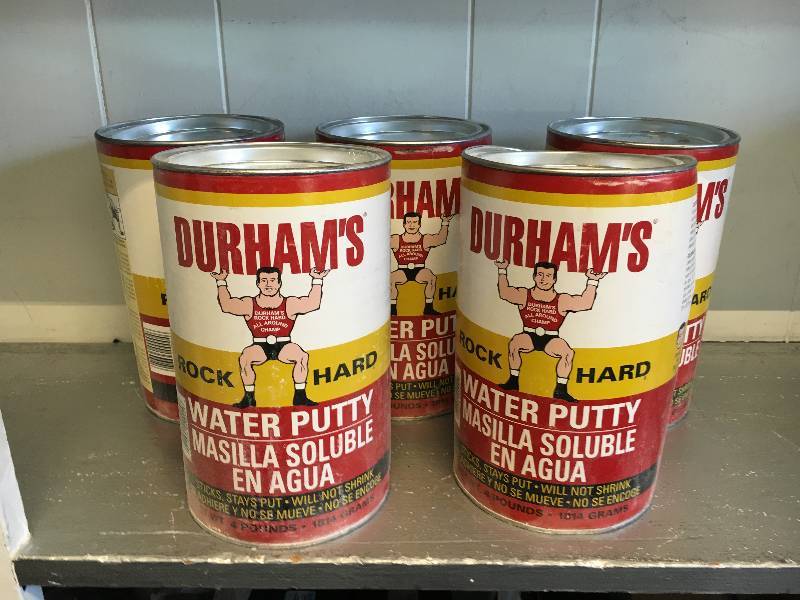 lot 168 image: LOT OF 5 DURHAMS ROCK HARD WATER PUTTY