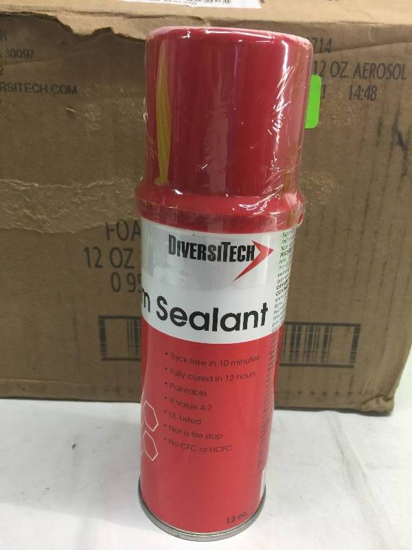 lot 92 image: CASE OF 12 FOAM SEALANT DIVERSITECH