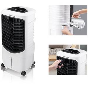 lot 2841 image: Honeywell Indoor Portable Evaporative Air Cooler - White