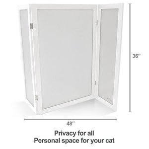 lot 2842 image: Modest Cat Litter Box Privacy Screen