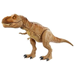 lot 2858 image: Jurassic World Camp Cretaceous Isla Nublar Epic Roaring Tyrannosaurus Rex Large Action Figure with Primal Attack Feature, Sound, Realistic Shaking, Movable Joints Ages 4 Years & Up