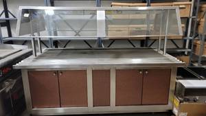 lot 1001 image: Heated Pizza Bar on Casters