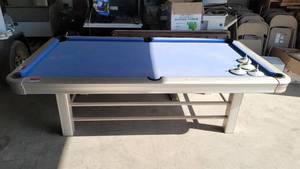 lot 1017 image: Outdoor Pool Table 98.5 in x 54 in
