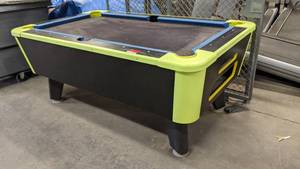 lot 1019 image: Neon Green And Black Pool Table