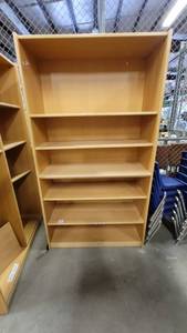 lot 1053 image: 6 Tier Particle Board Shelving