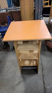lot 1062 image: Multi Functional Teachers Podium on Wheels
