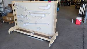 lot 1187 image: Wooden Obstacle Coarse On Wheels