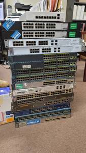 lot 1207 image: Stack of 17 ISP Switch Panels