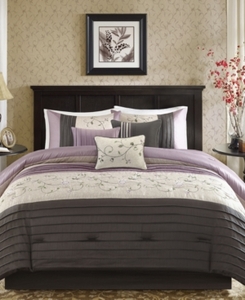 lot 21049 image: Madison Park Serene 7-Pc. Queen Comforter Set Bedding