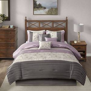 lot 56043 image: Madison Park Serene 7-Pc. Queen Comforter Set Bedding