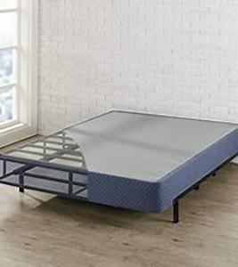 lot 56028 image: Queen Size 9inch Box Spring with Dot Pattern