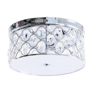 lot 21012 image: Parrot Uncle Scorpio 14 in. 3-Lights Chrome Flush Mount Chandelier Ceiling Light