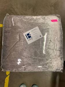 lot 56051 image: Velvet Crush - Coma Inducer Oversized Comforter - Crinkle Iced Almond Retail$169.99