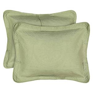 lot 56078 image: Pair of Historic Charleston King Charles Cotton Matelasse Sham