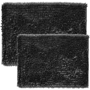 lot 56090 image: Sweet Home Collection 2 Piece Butter Chenille Bath Rug Set