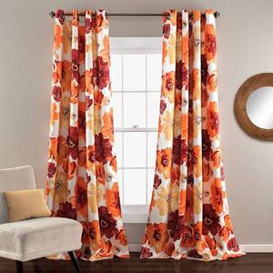 lot 56132 image: Lush Decor Leah Room Darkening Curtain Panel Pair