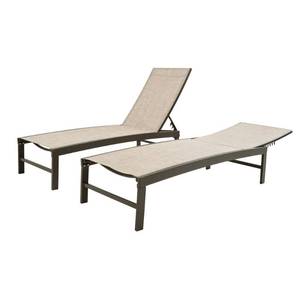 lot 56139 image: Crestlive Products Aluminum Adjustable Chaise Lounge Chair (Set of 2) - 75.7924.6141.61 in Retail$291.49