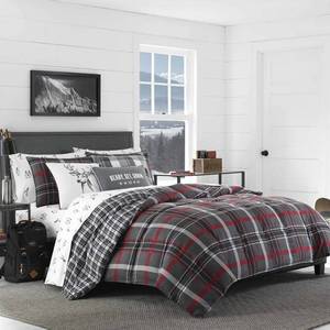 lot 56055 image: Eddie Bauer Willow Plaid Comforter Set