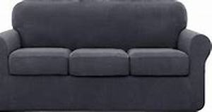 lot 56110 image: Subrtex Slipcover Stretch Sofa Cover with Separate Cushion Cover