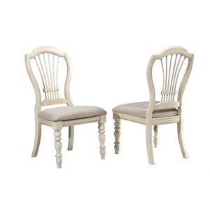lot 56144 image: Hillsdale Furniture Pine Island Wheat Back Side Chair (Set of 2)- Retail$365.49