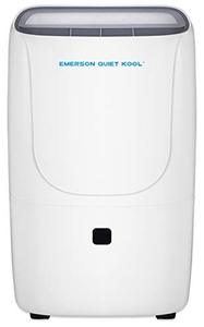 lot 35209 image: Emerson Quiet Kool 50 Pint Smart Dehumidifier with Built-in Vertical Pump, Wi-Fi, Voice Control, 24-Hour Timer Ideal for Bathrooms, Basements, and Bedrooms  EAD50SEP1T, White