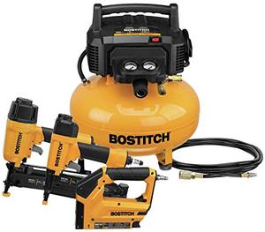 lot 35215 image: Bostitch Air Compressor Combo Kit, 3-Tool (BTFP3KIT)