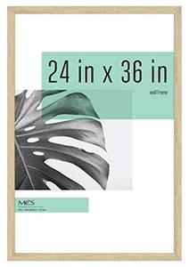 lot 35283 image: MCS Industries Studio Gallery Frames, 24x36 in, Natural Woodgrain