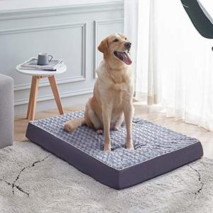 lot 35311 image: Western Home Large Dog Bed for Large, Jumbo, Medium Dogs, Orthopedic Pet Bed Waterproof Mattress with Removable Washable Cover, Thick Egg Crate Foam Dog Bed with Non-Slip Bottom