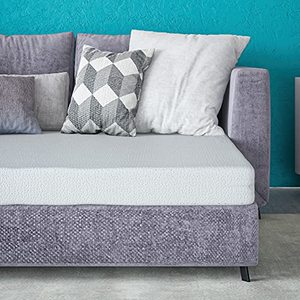 lot 35363 image: Classic Brands 4.5-Inch Cool Gel Memory Foam Replacement Mattress for Sleeper Sofa Bed Queen
