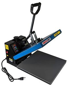 lot 35422 image: Transfer Crafts T-Shirt Heat Press Digital Sublimation Press Machines for T Shirt Printing and Heat Transfers (Blue, 15 x 15)