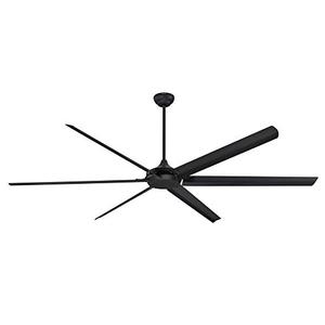 lot 35438 image: Westinghouse Lighting 7224800 Widespan Industrial Ceiling Fan with Remote, 100 Inch, Matte Black