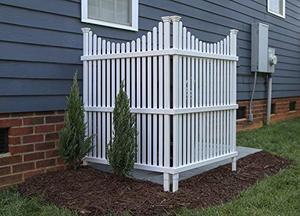 lot 35566 image: Zippity Outdoor Products ZP19036 Huntersville Privacy Screen, White
