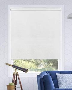 lot 35573 image: CHICOLOGY Roller Window Shades , Window Blinds , Window Shades for Home , Roller Shades , Window Treatments , Window Blinds Cordless , Door Blinds , Urban White (Light Filtering), 67 W X 72 H