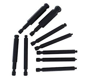lot 35575 image: Bondhus 10899 Set of 9 Balldriver Power Bits, sizes 2-12mm